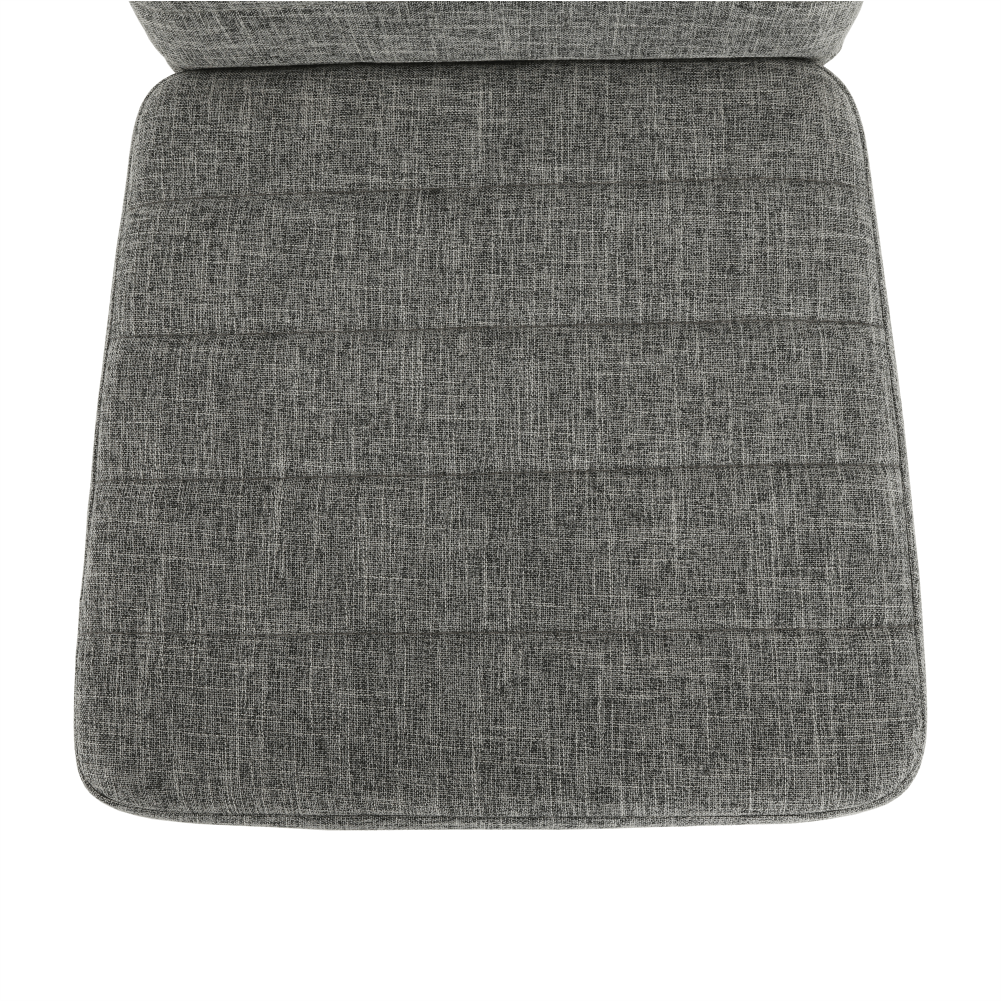 Scaun, material textil gri deschis/cadru metalic fag, COLETA NOVA