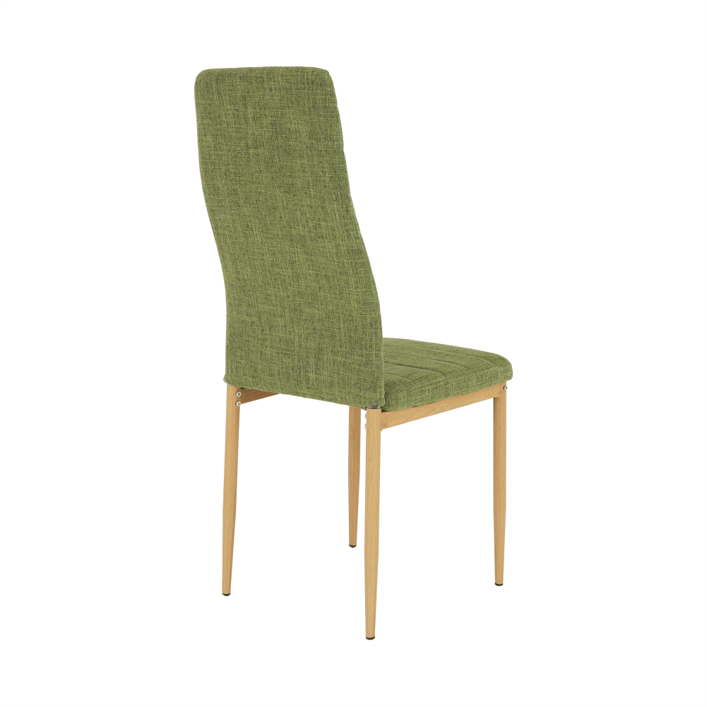 Scaun, material textil verde/cadru metalic fag, COLETA NOVA