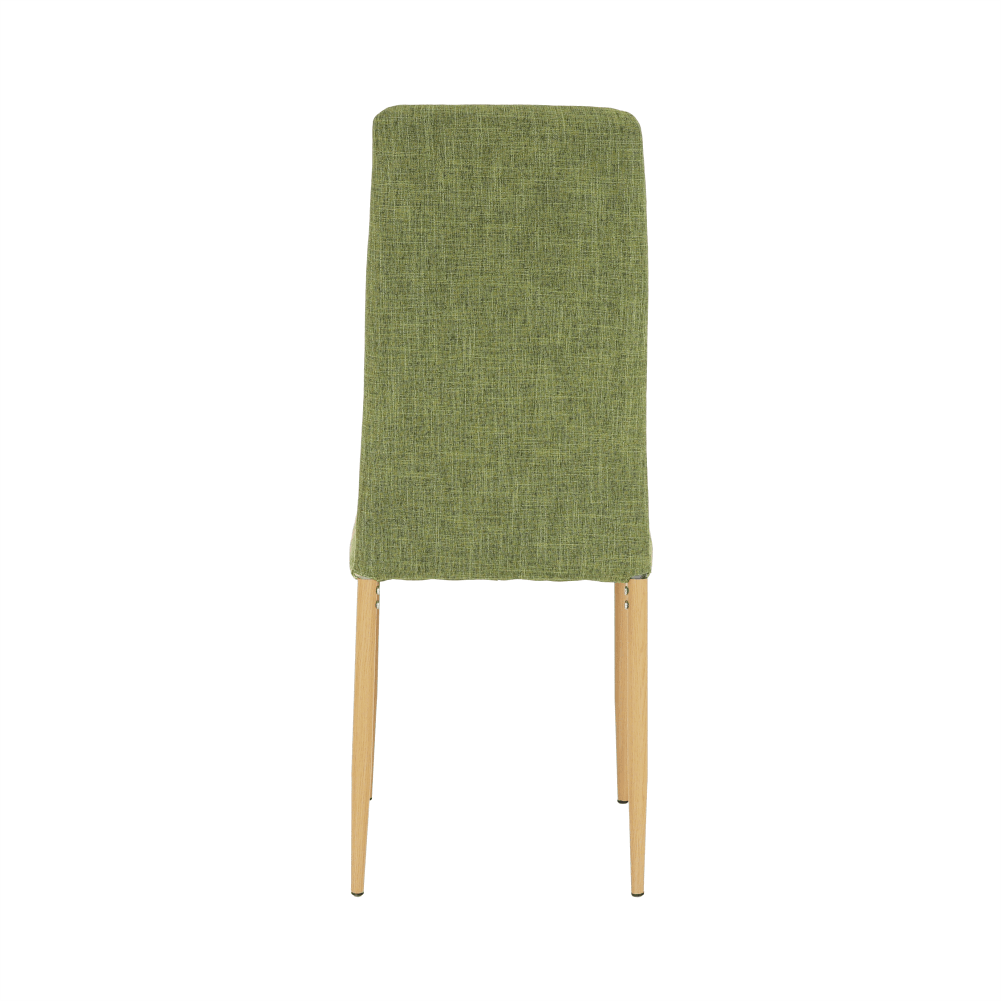 Scaun, material textil verde/cadru metalic fag, COLETA NOVA