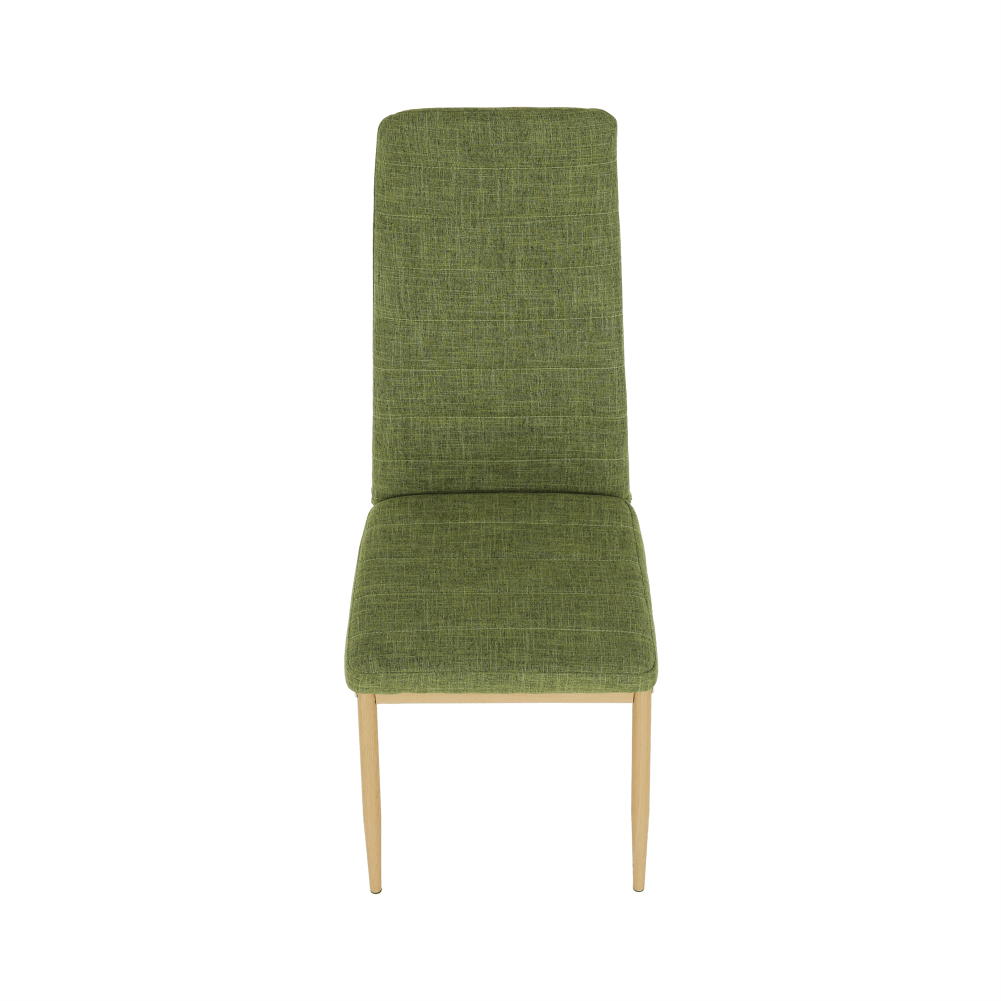 Scaun, material textil verde/cadru metalic fag, COLETA NOVA