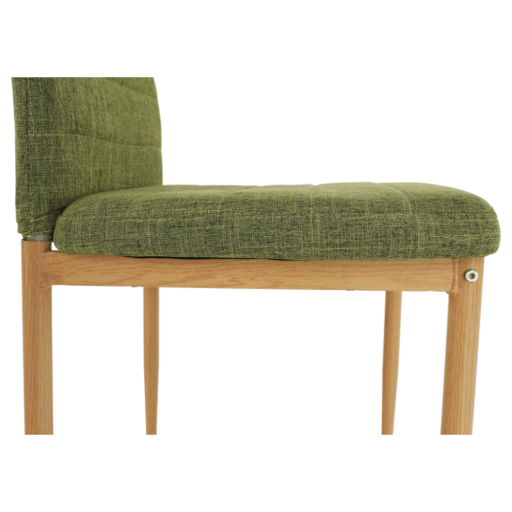 Scaun, material textil verde/cadru metalic fag, COLETA NOVA