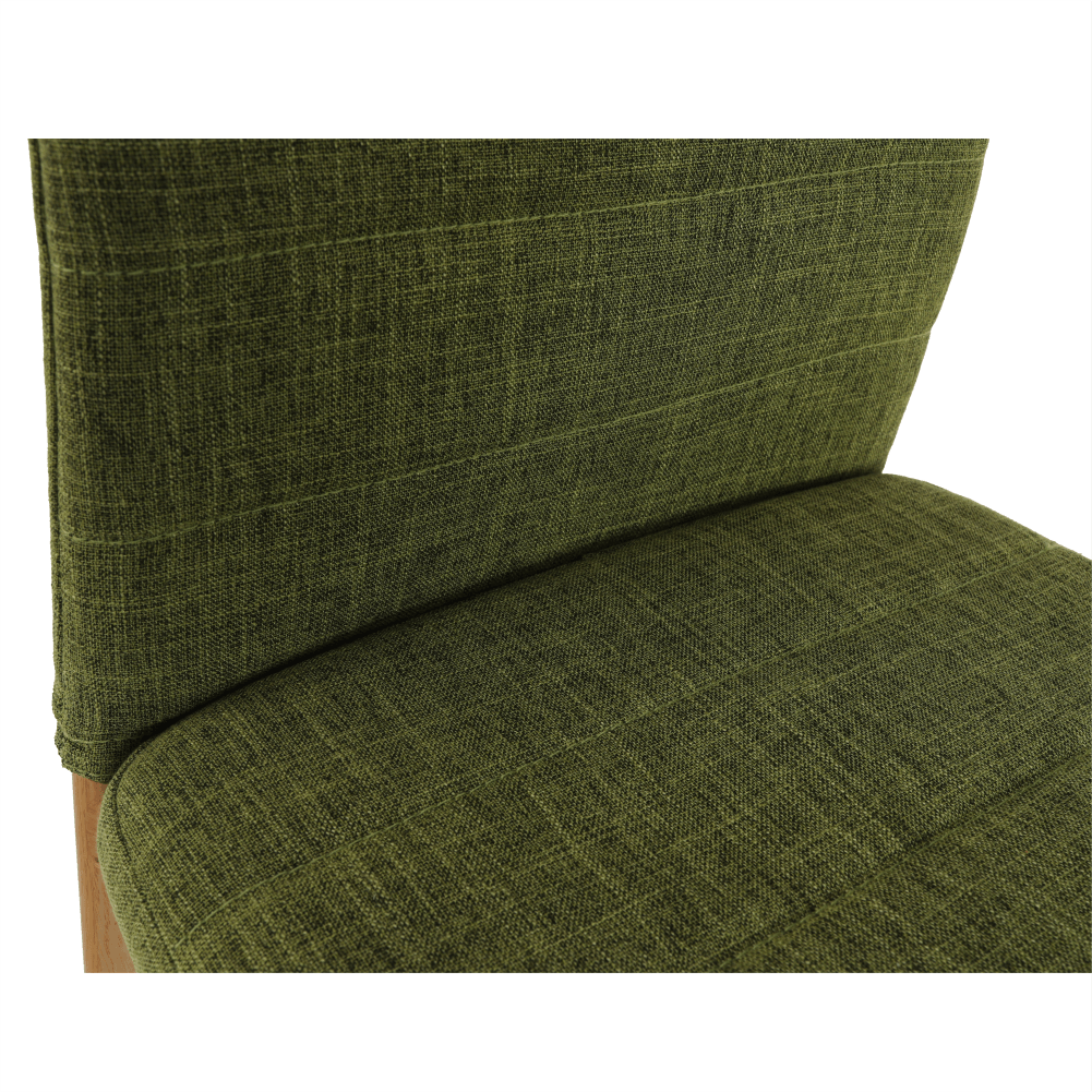 Scaun, material textil verde/cadru metalic fag, COLETA NOVA