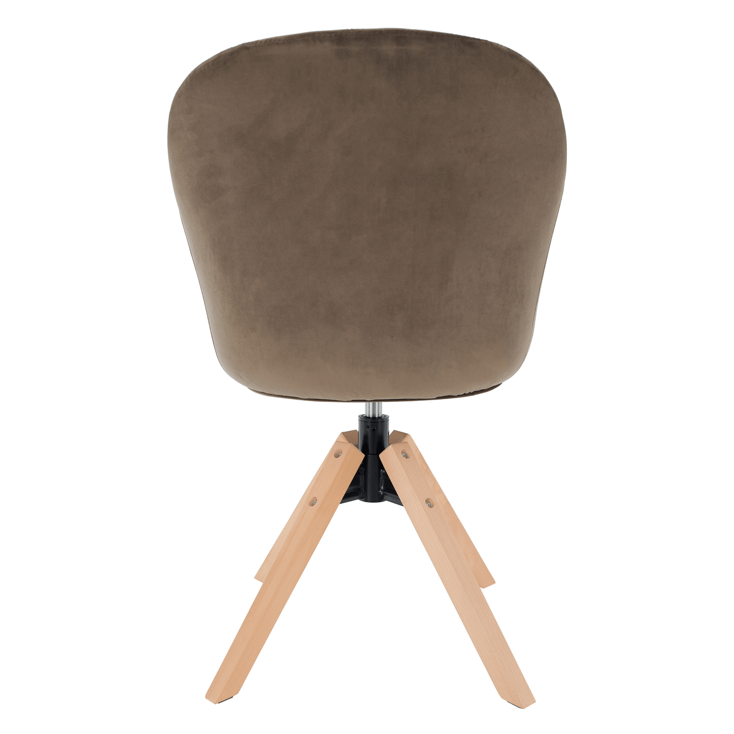 Fotoliu rotativ, textil Velvet, taupe gri-maro/fag, DALIO