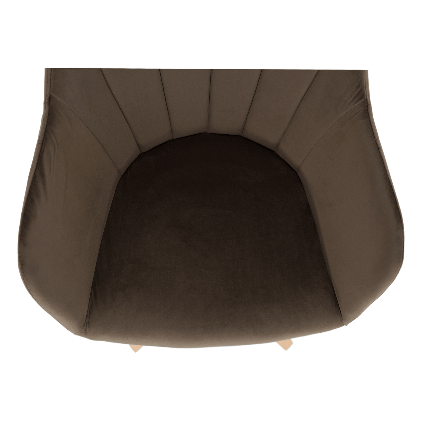 Fotoliu rotativ, textil Velvet, taupe gri-maro/fag, DALIO