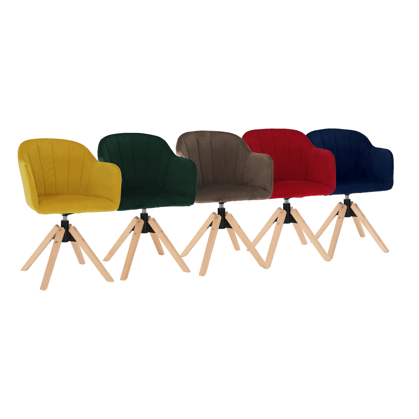 Fotoliu rotativ, textil Velvet, taupe gri-maro/fag, DALIO