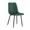 Scaun dining, material Velvet - culoare smarald / metal, DAMIA TIP 2