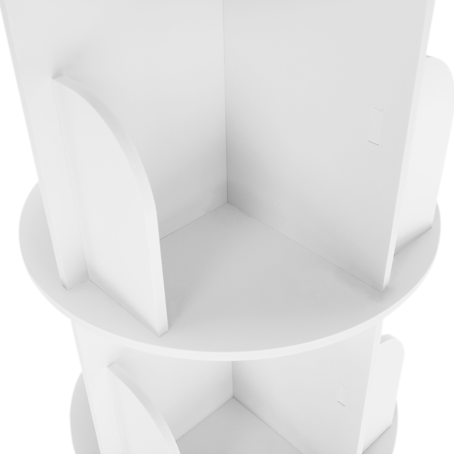 Raft pivotant, 4 poliţe, alb, ERION TIP 1 + cadou