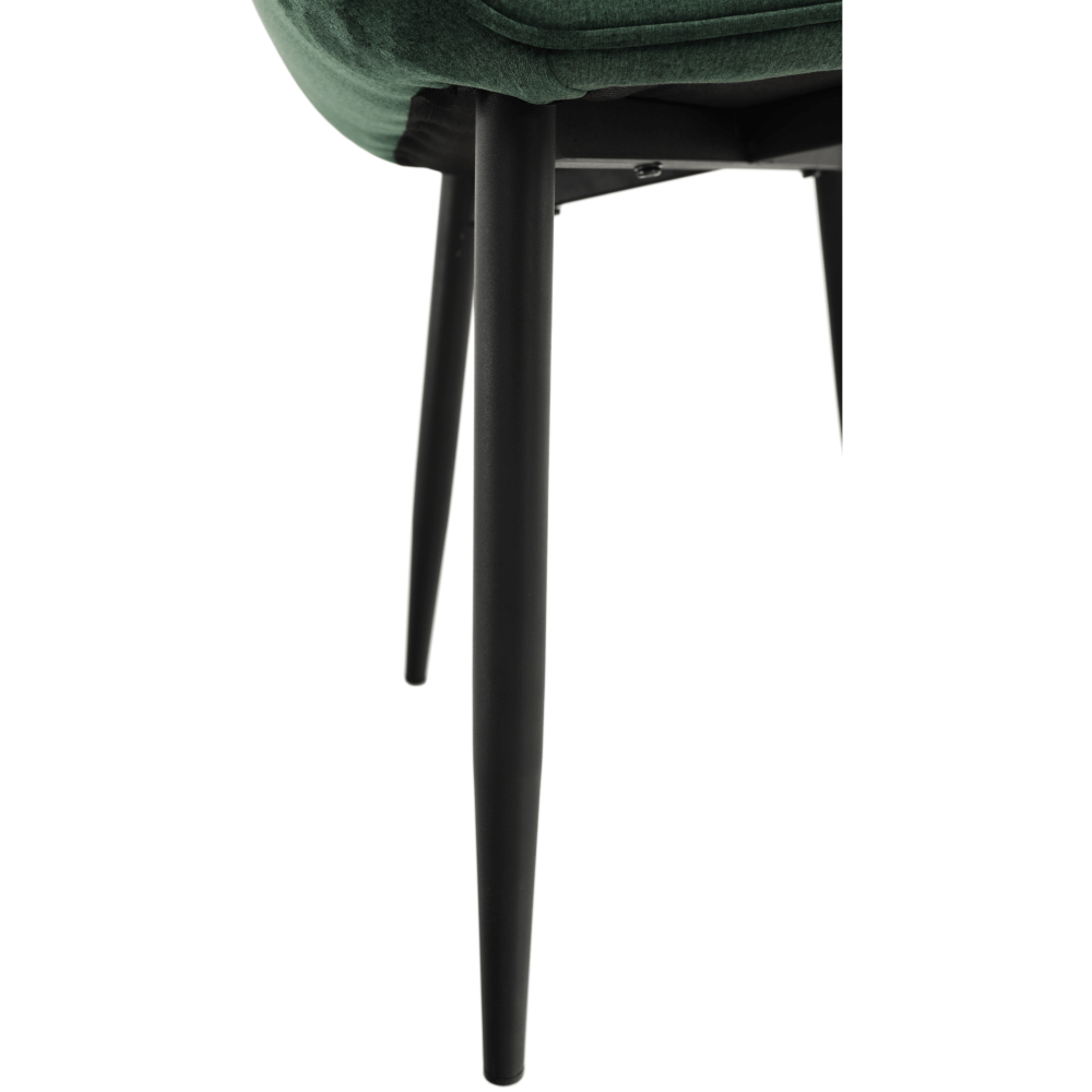 Fotoliu de design, material textil Velvet verde, FEDRIS