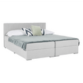 Pat tip BOXSPRING 180x200, gri deschis, FERATA KOMFORT