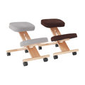 Scaun ergonomic, maro / fag, FLONET