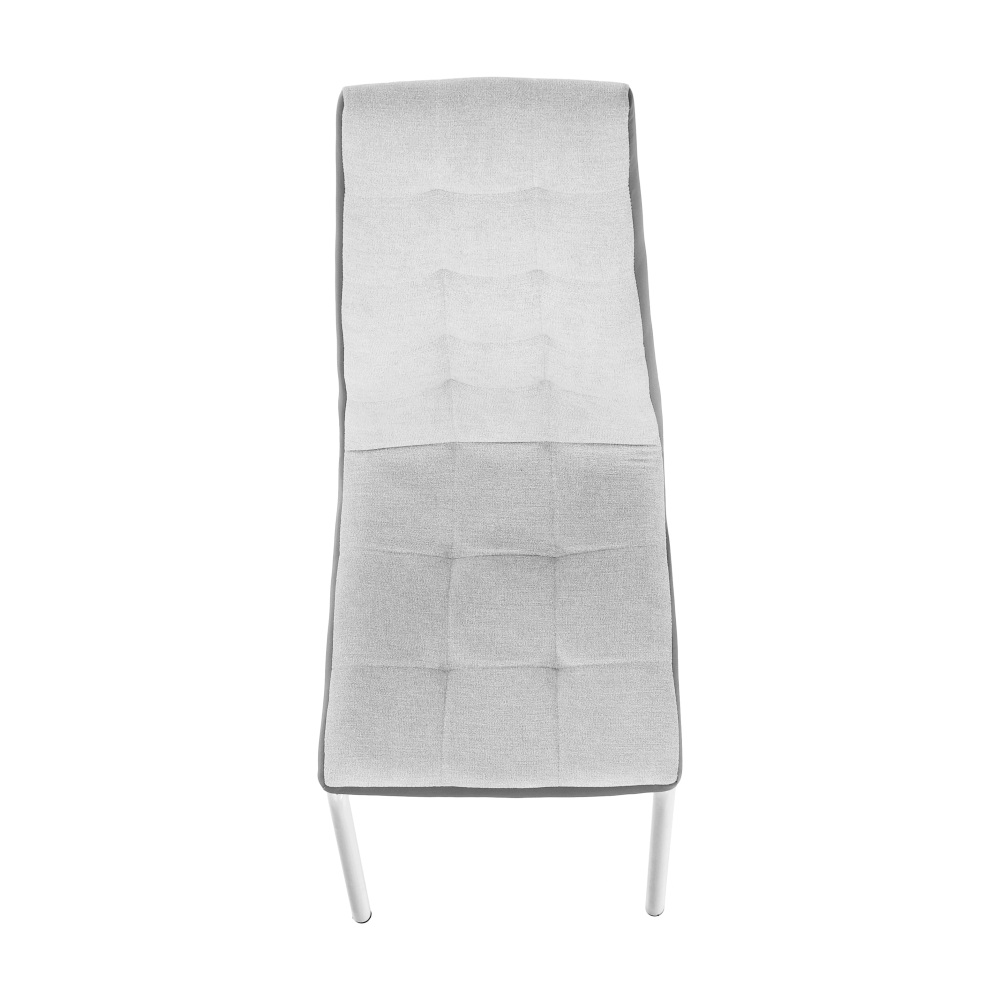 Scaun bucătărie, gri/crom, GERDA NEW