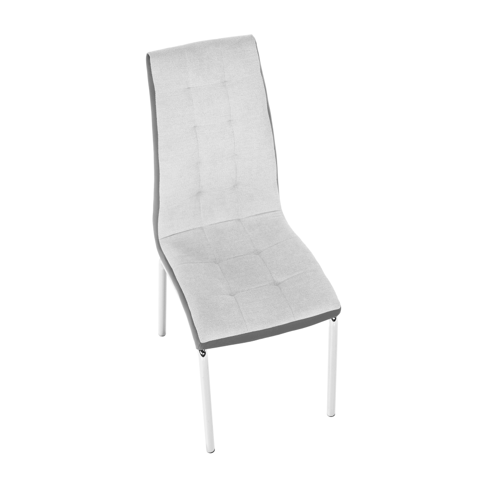 Scaun bucătărie, gri/crom, GERDA NEW