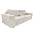 Canapea extensibilă, crem, HARPERA BIG SOFA