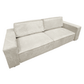 Canapea extensibilă, crem, HARPERA BIG SOFA