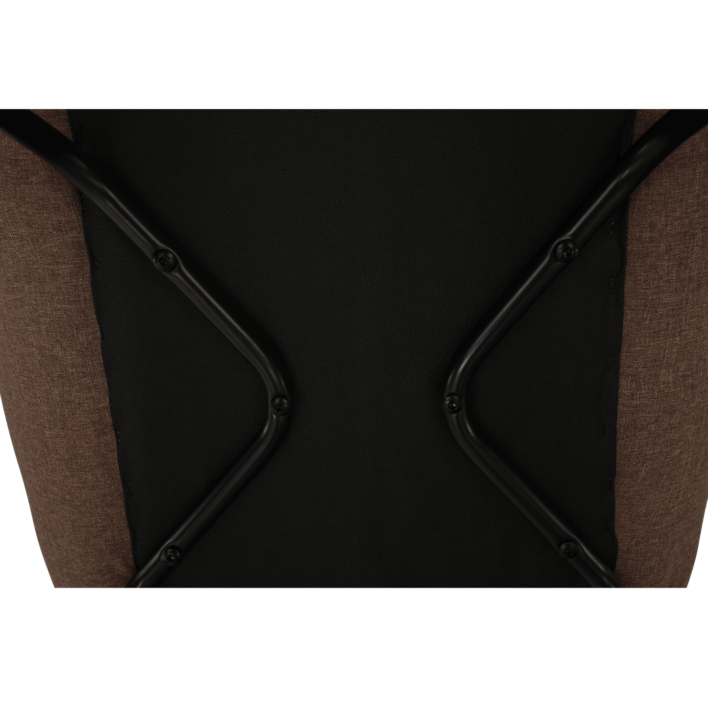 Fotoliu balansoar, material textil maro deschis/lemn, HARPER