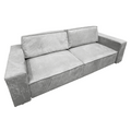 Canapea extensibilă, gri deschis, HARPERA BIG SOFA