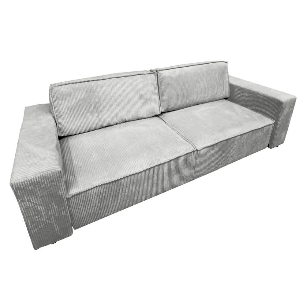 Canapea extensibilă, gri deschis, HARPERA BIG SOFA