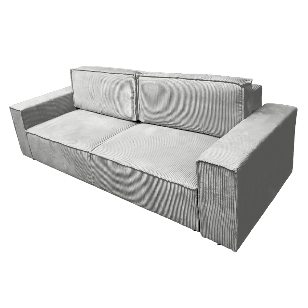 Canapea extensibilă, gri deschis, HARPERA BIG SOFA