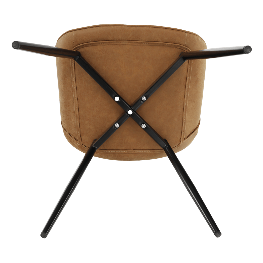 Scaun, maro camel/negru, HAZAL
