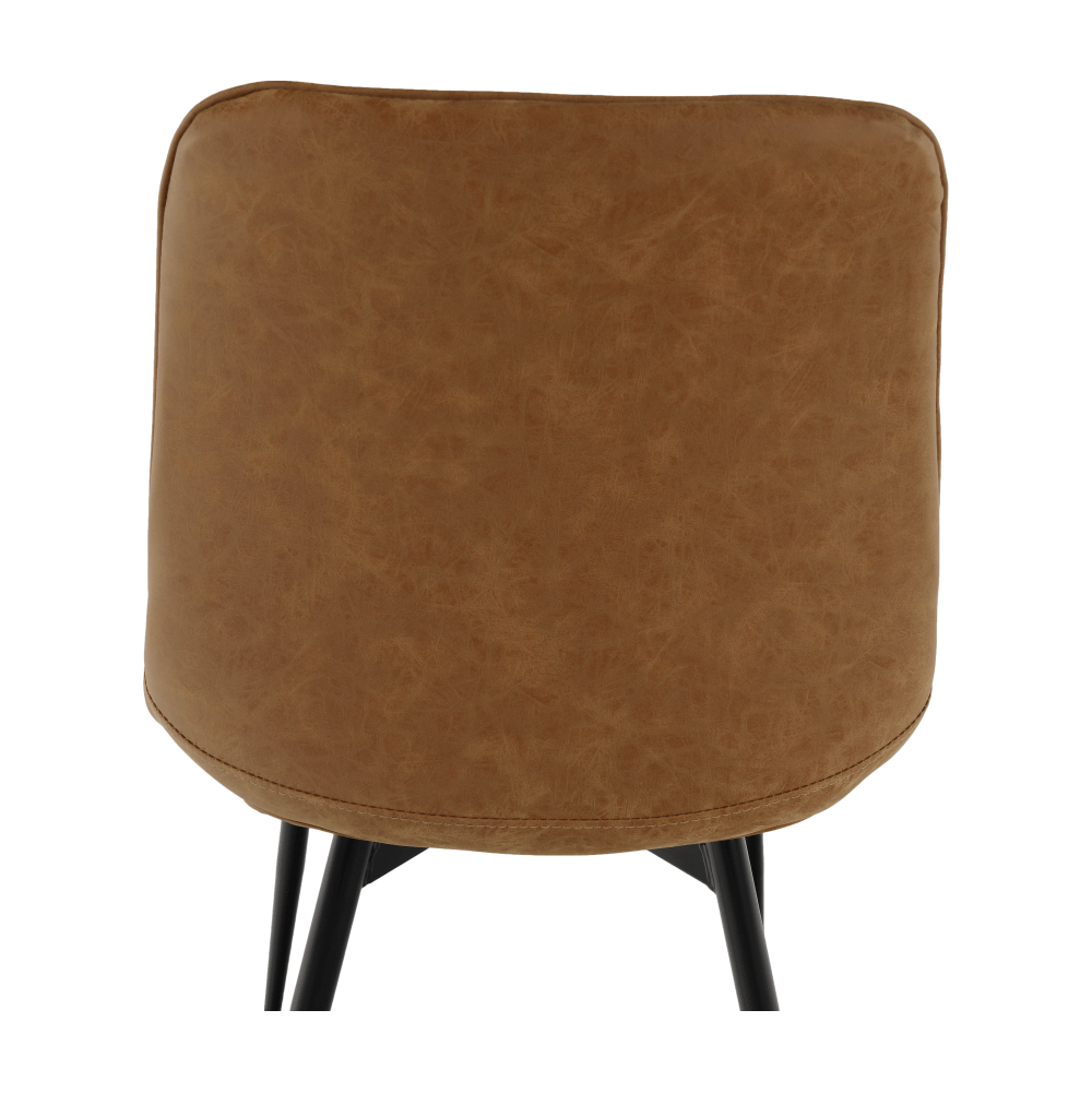 Scaun, maro camel/negru, HAZAL