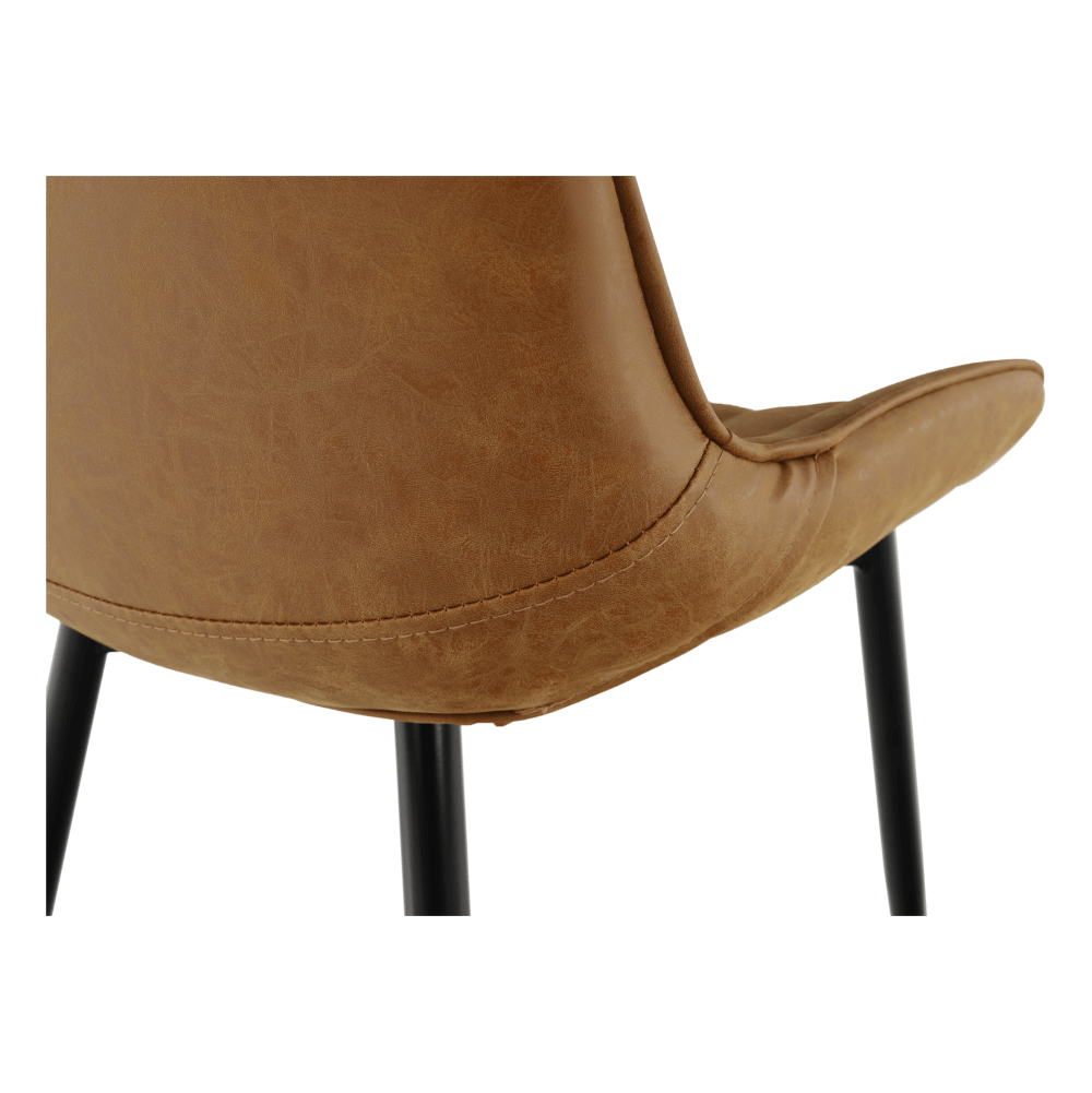 Scaun, maro camel/negru, HAZAL