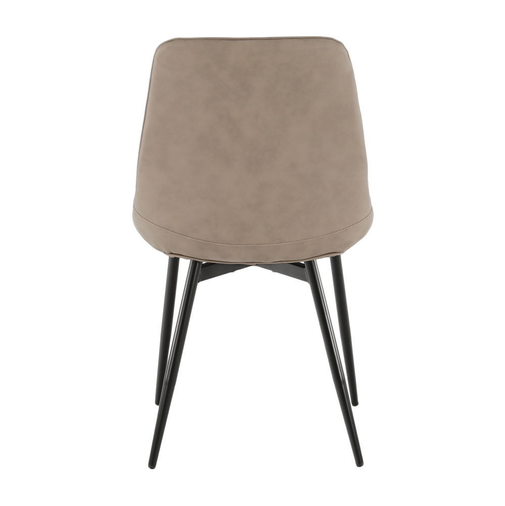Scaun, gri maroniu taupe/negru, HAZAL