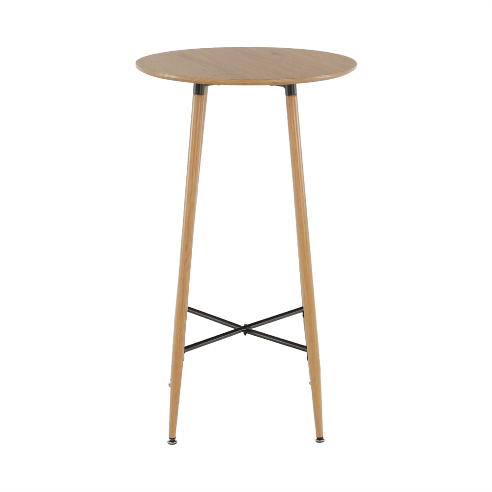 Masă de bar, stejar, diametru 60 cm, IMAM