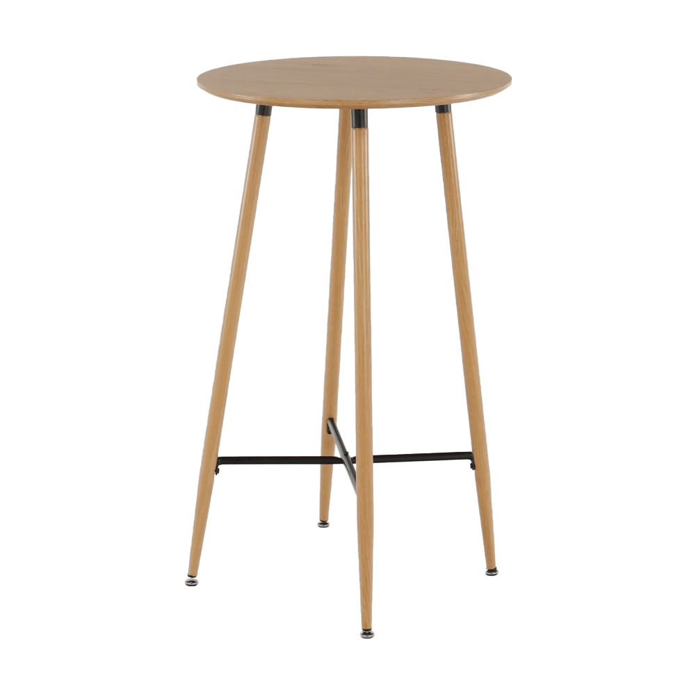 Masă de bar, stejar, diametru 60 cm, IMAM