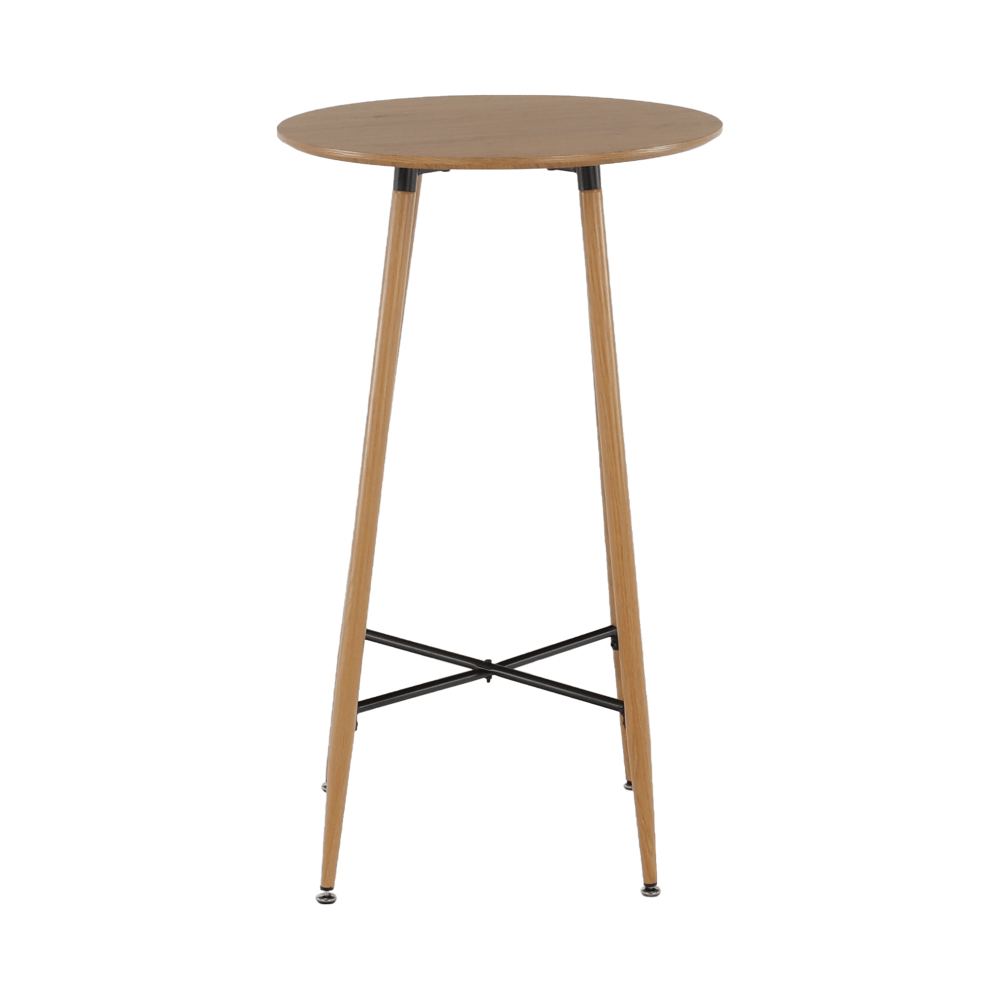 Masă de bar, stejar, diametru 60 cm, IMAM