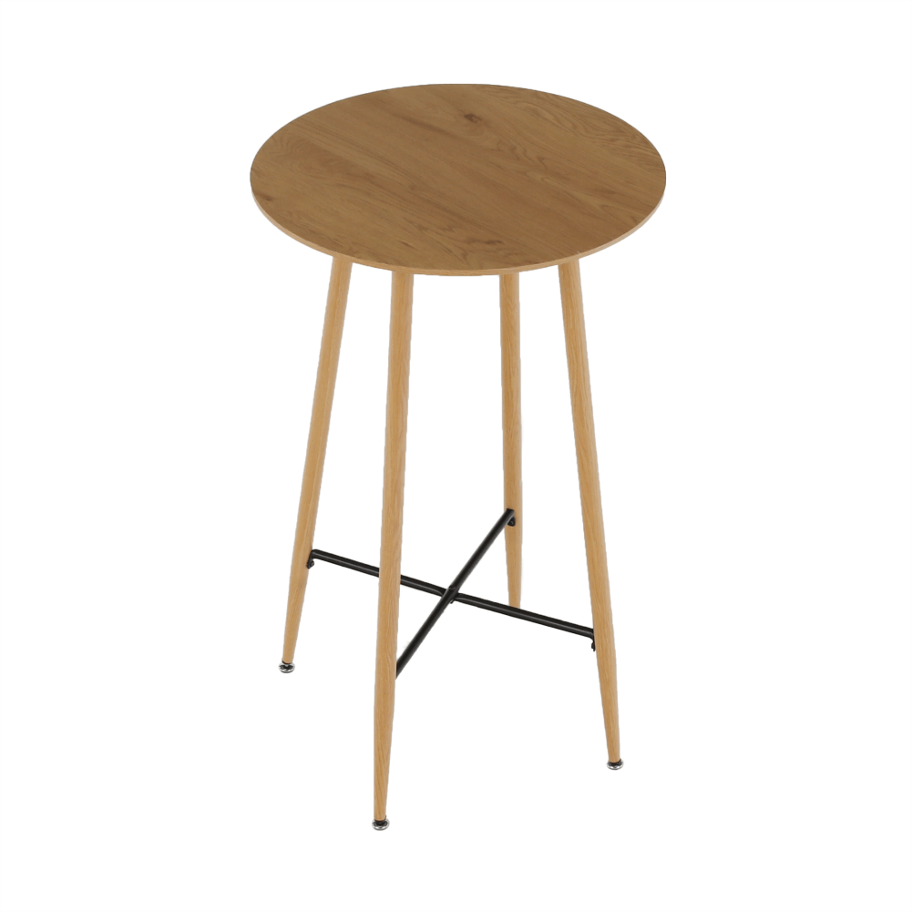 Masă de bar, stejar, diametru 60 cm, IMAM