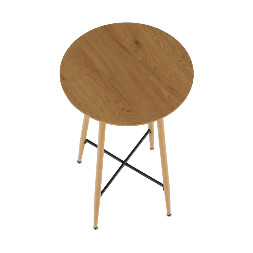 Masă de bar, stejar, diametru 60 cm, IMAM