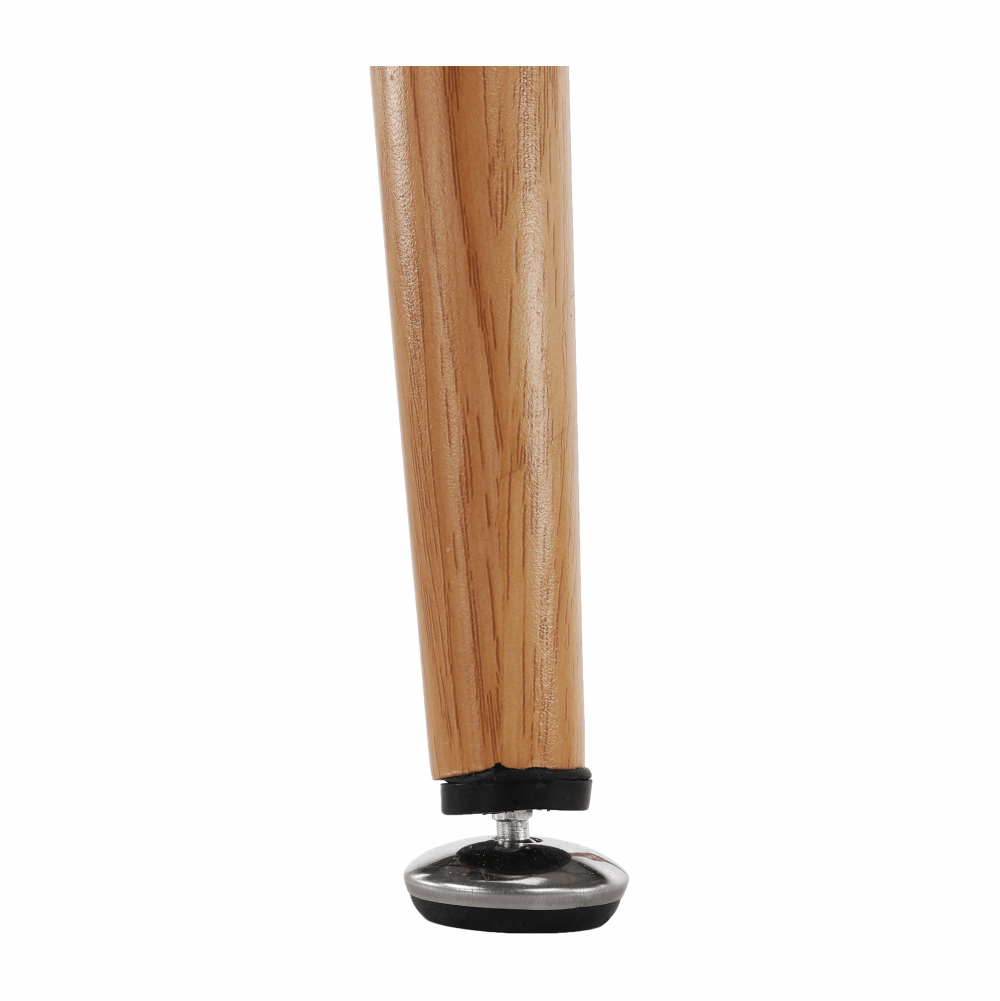 Masă de bar, negru/stejar, diametru 60 cm, IMAM