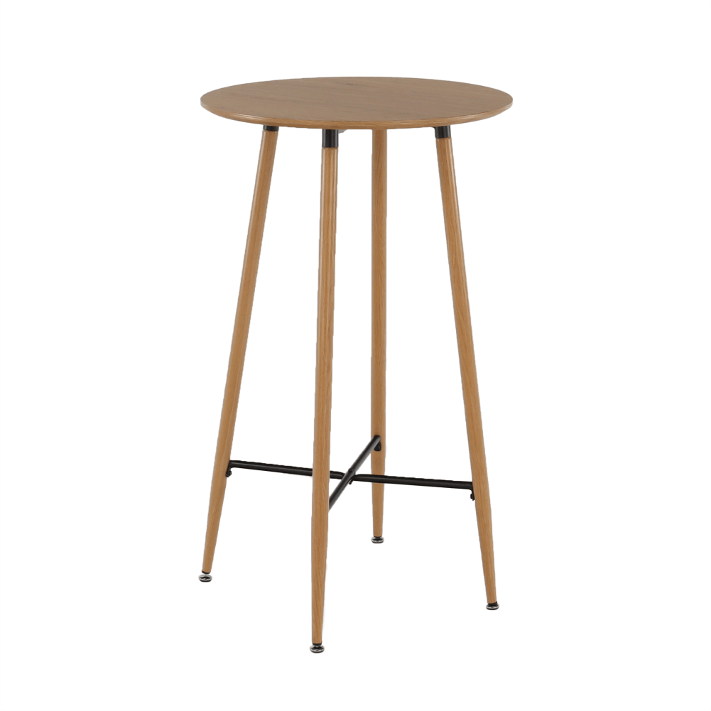 Masă de bar, stejar, diametru 60 cm, IMAM