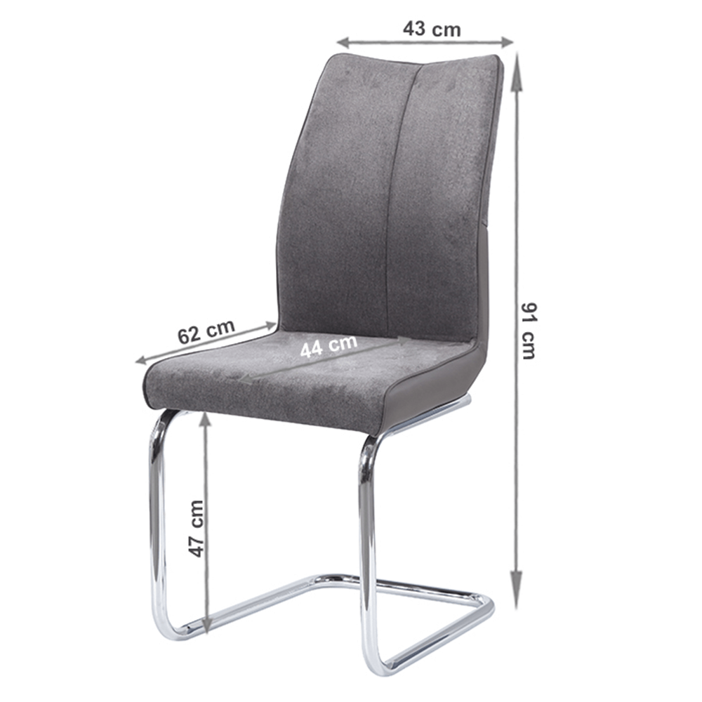 Scaun dining, gri maro Taupe / gri, FARULA