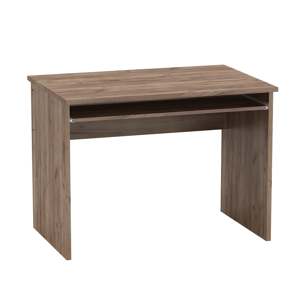 Set de birou, kraft dunkel/alb, JOHAN 2 NEW