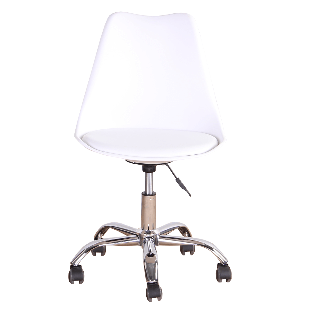 Scaun de birou, alb, DARISA NEW