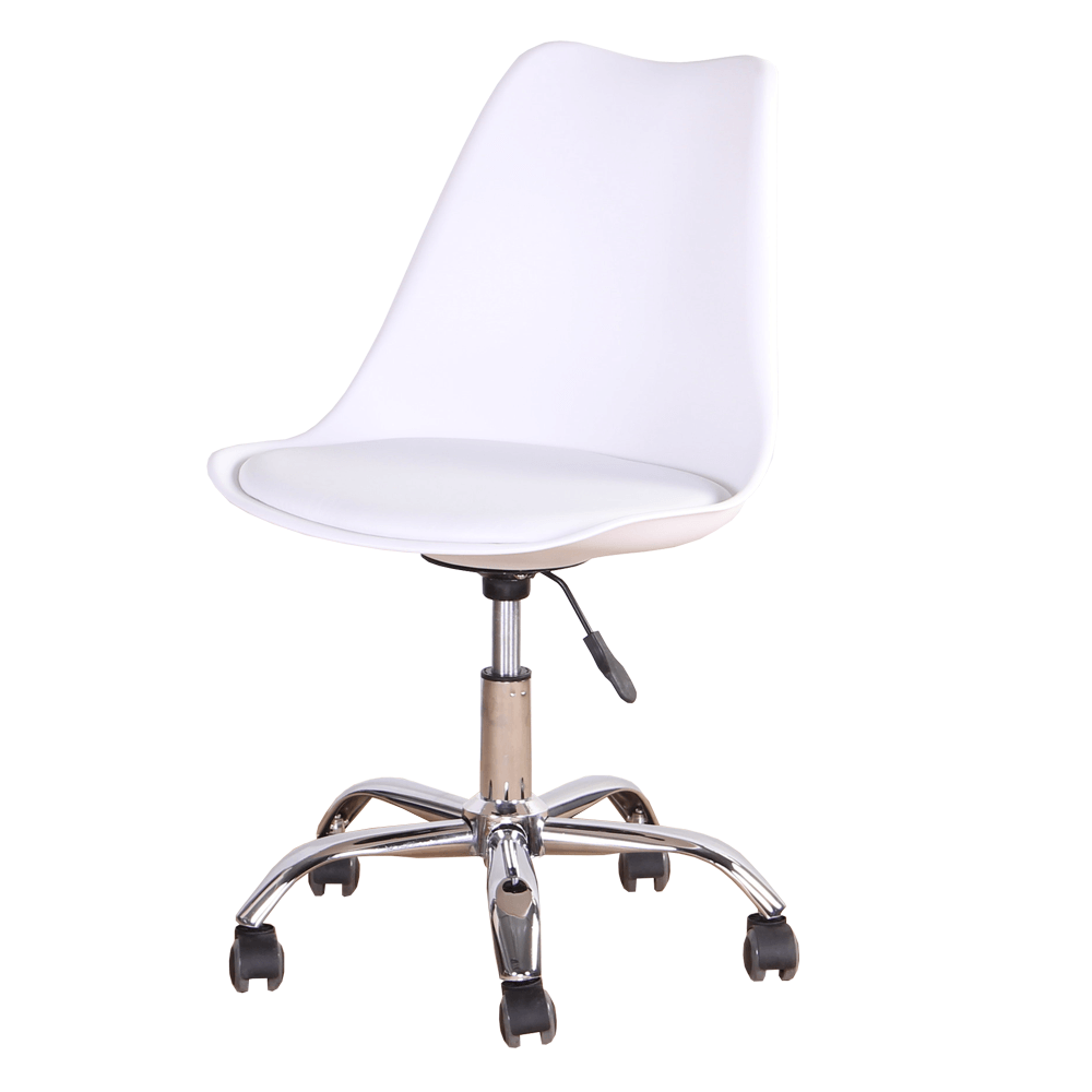 Scaun de birou, alb, DARISA NEW