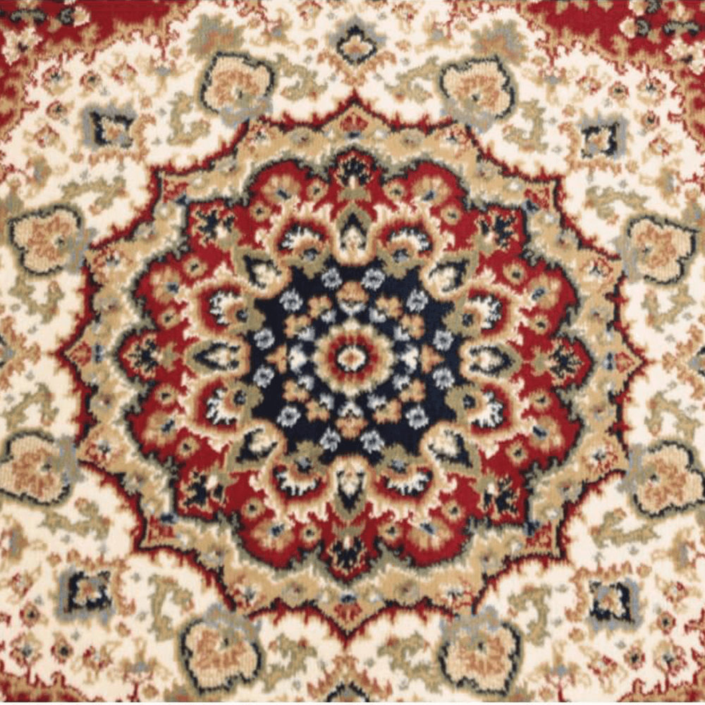 Covor, roşul vinului/mix culori/model, 100x150, KENDRA TYP 4