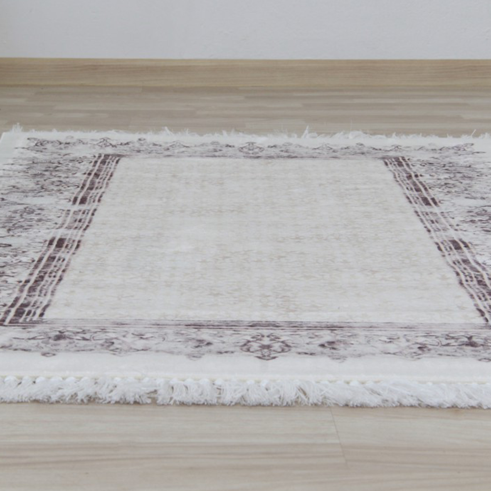 Covor 80x150 cm, crem/maro, LINON
