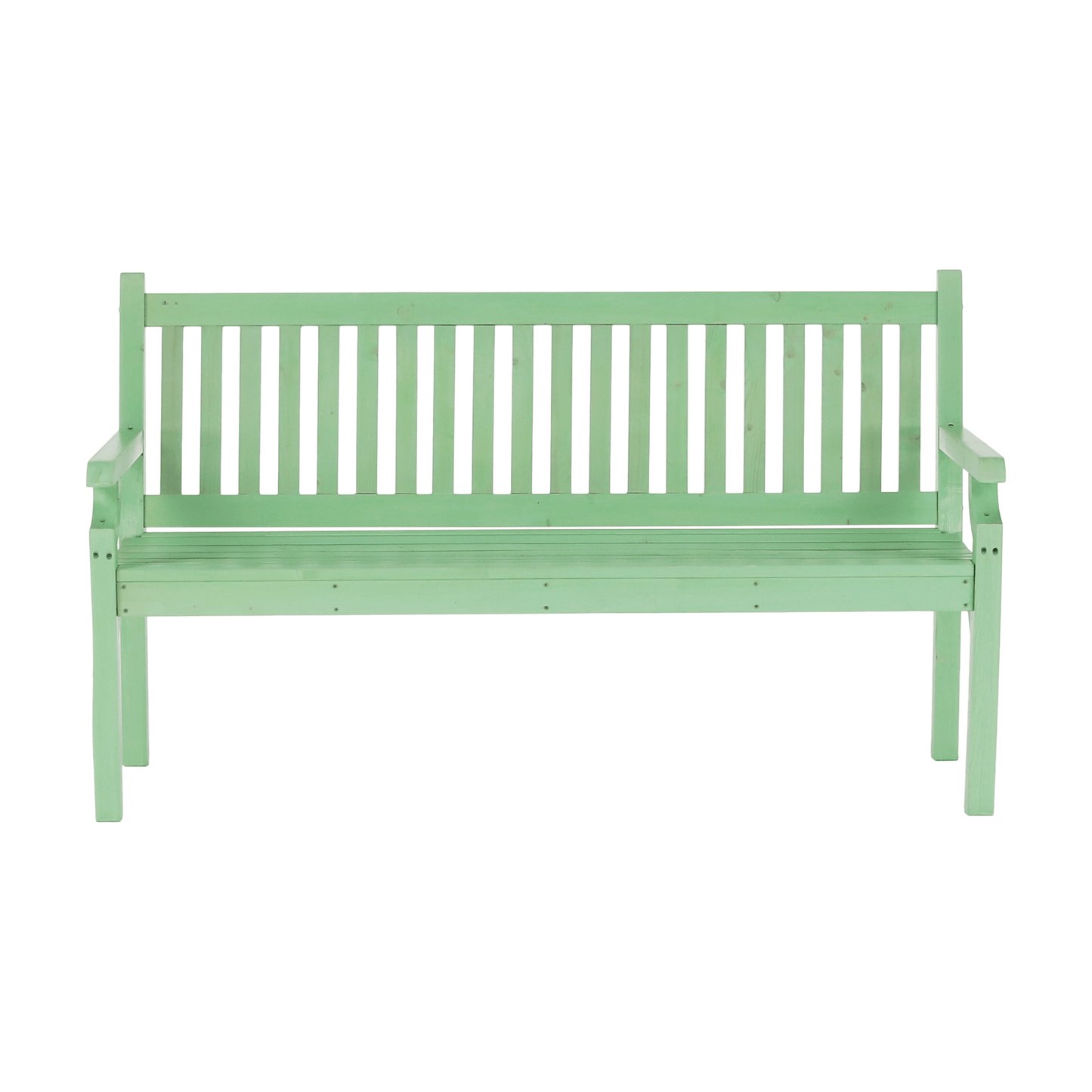 Bancă de grădină din lemn, neo mentă, 150 cm, KOLNA