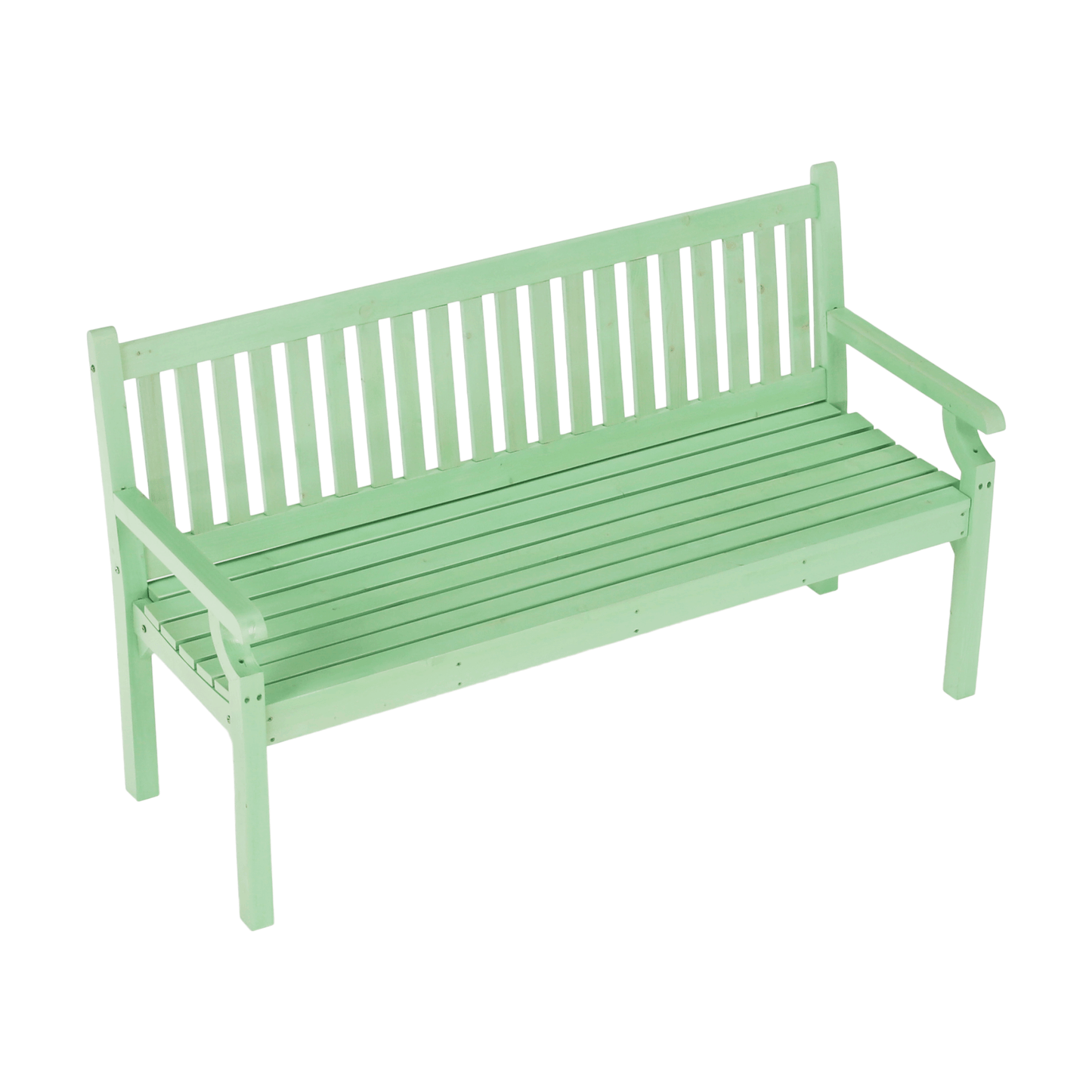 Bancă de grădină din lemn, neo mentă, 150 cm, KOLNA