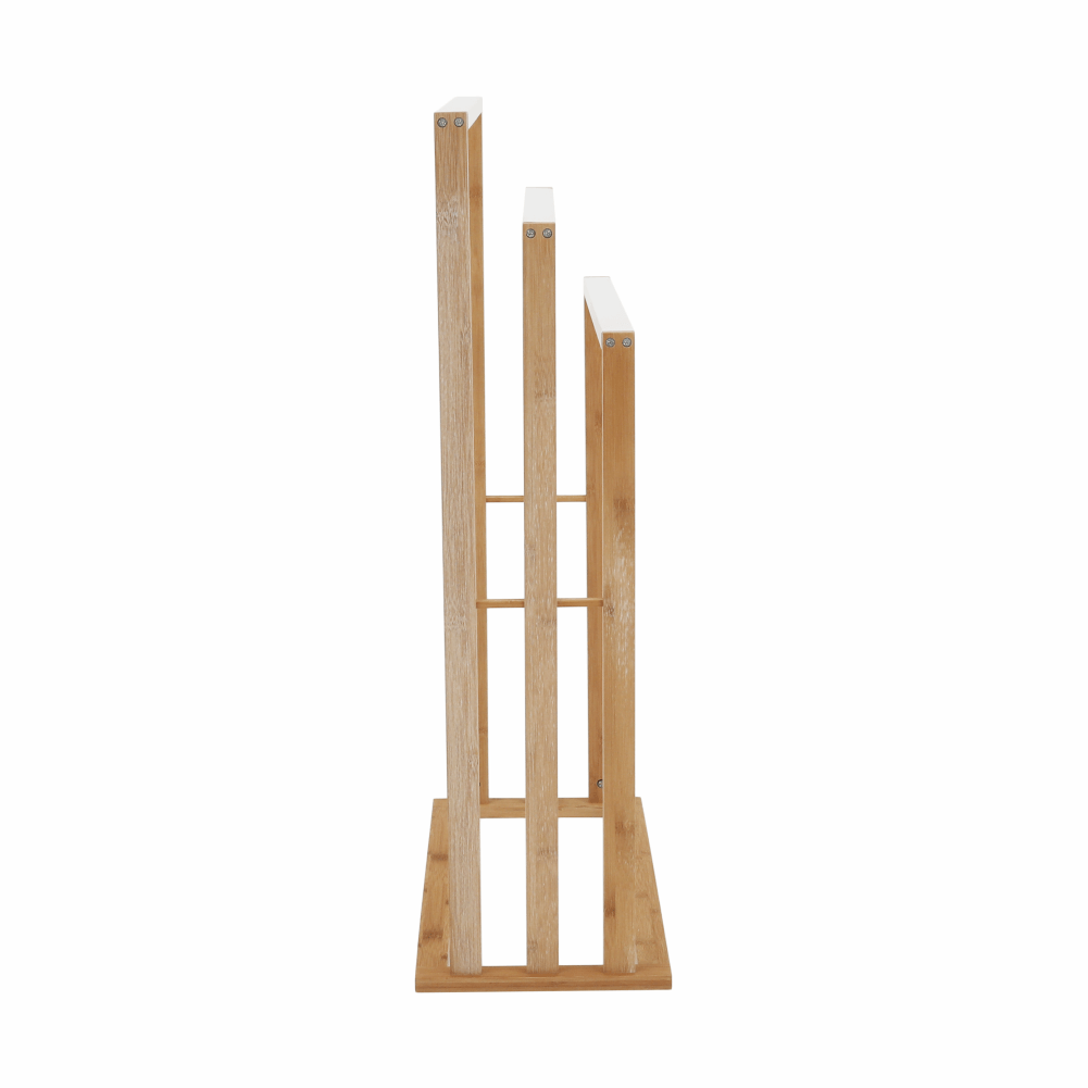 Stand pt. prosoape, bambus/alb, KOMO NEW