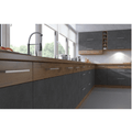 Dulap înalt, stejar lancelot/gri mat, VEGA 60 DKS-210 3S 1F