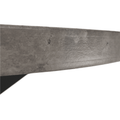 Masă de luat masa, gri carbon / negru, diametru 120 cm, MEDOR