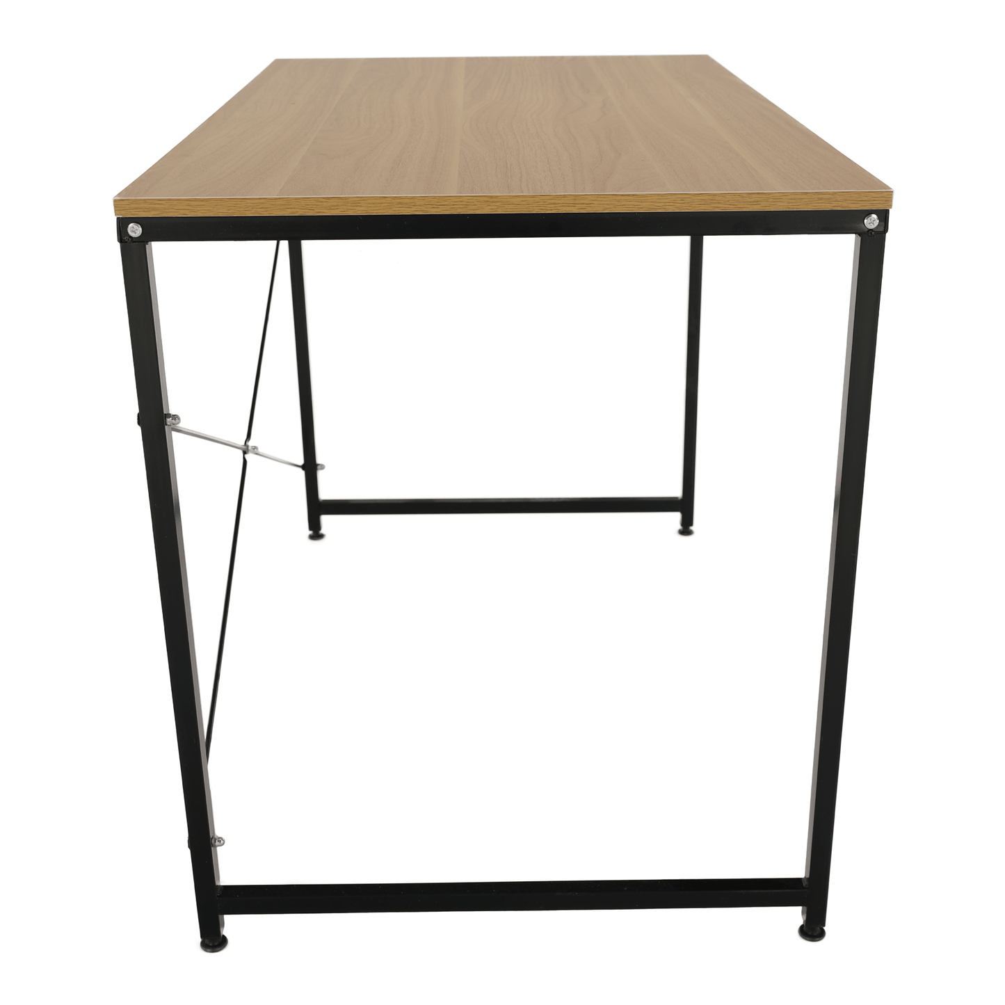Birou, stejar / negru, 100x60 cm, MELLORA