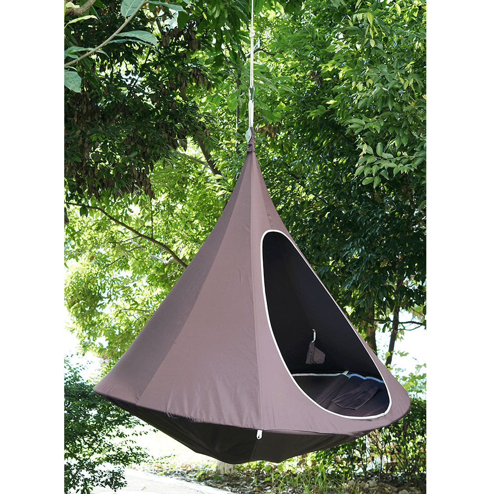 Scaun suspendabil balansoar, gri maro TAUPE, KLORIN NEW TYP 2 BIG SIZE