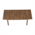 Masă extensibilă pentru dining, stejar lefkas închis, 160-203x90 cm, MONTANA STW