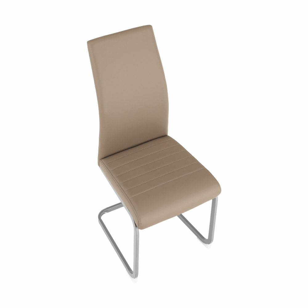 Scaun dining, gri maro Taupe / gri, NOBATA