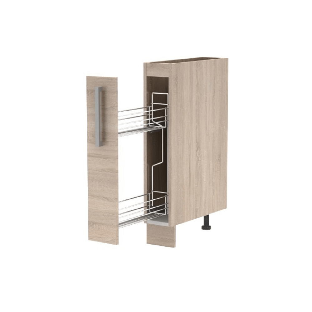 Dulap cu coş pull-out 1 DV, stejar sonoma, NOVA PLUS NOPL-066-VK