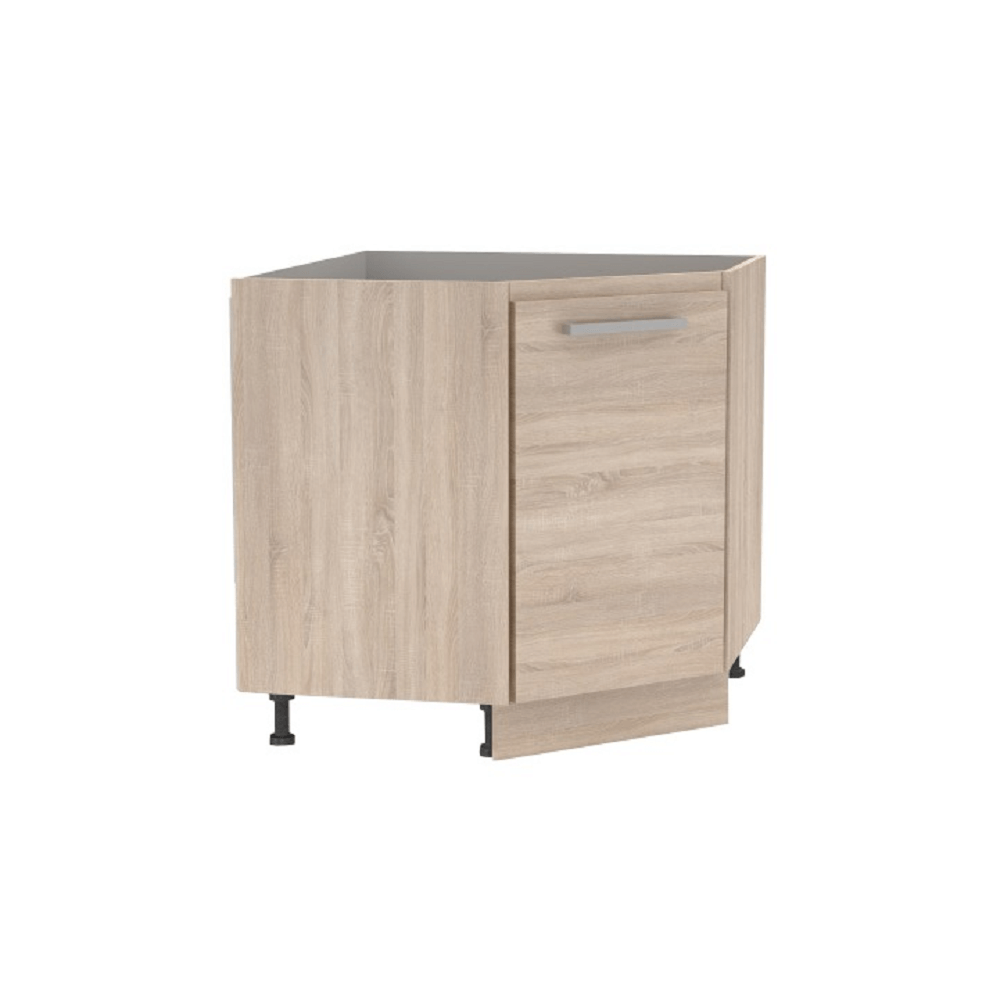 Cabinet inferior de colţ, stejar sonoma, NOVA PLUS NOPL-065-RS